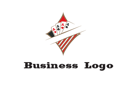 playing cards logo