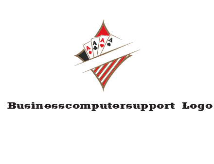 playing cards logo