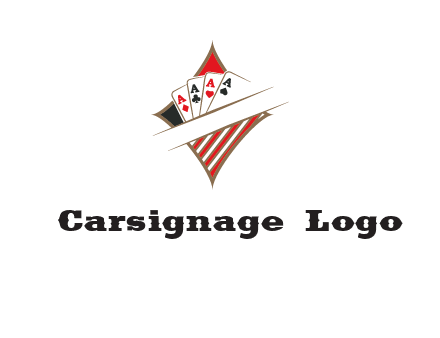 playing cards logo