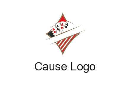 playing cards logo
