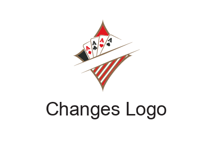 playing cards logo