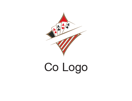 playing cards logo
