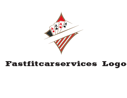 playing cards logo
