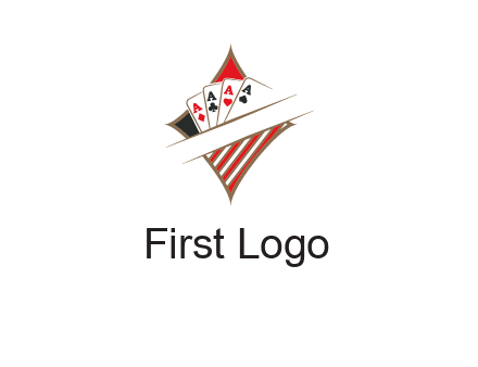 playing cards logo