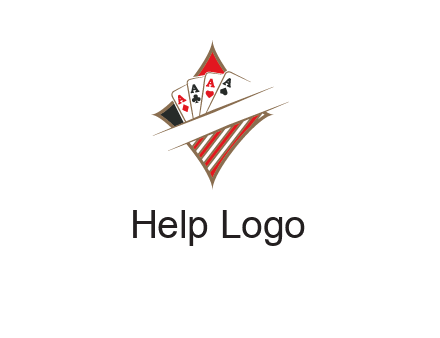 playing cards logo
