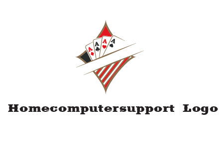 playing cards logo