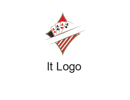 playing cards logo
