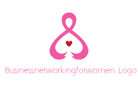 pink breast cancer ribbon forming the outline of a woman