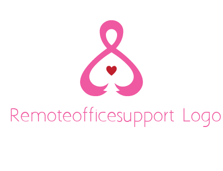 pink breast cancer ribbon forming the outline of a woman