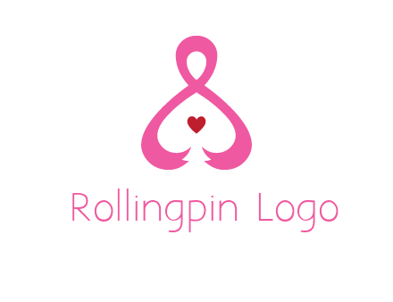 pink breast cancer ribbon forming the outline of a woman