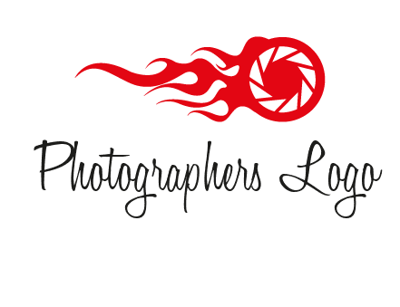 camera lens on fire