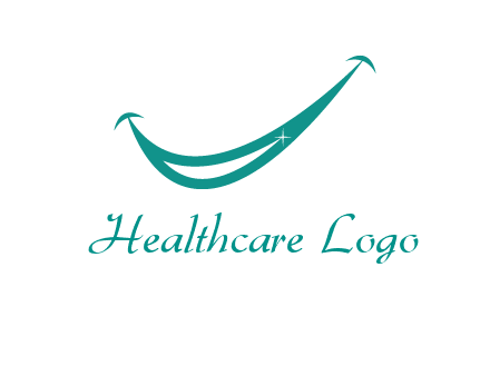 crescent forming a smile for a dental logo