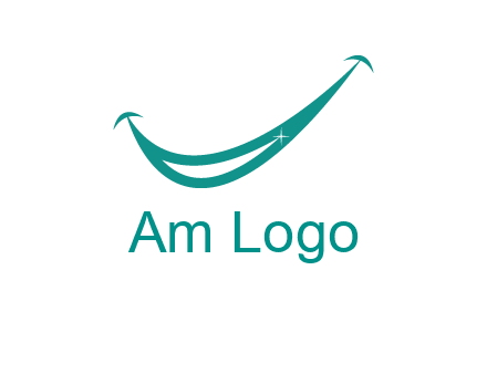 crescent forming a smile for a dental logo