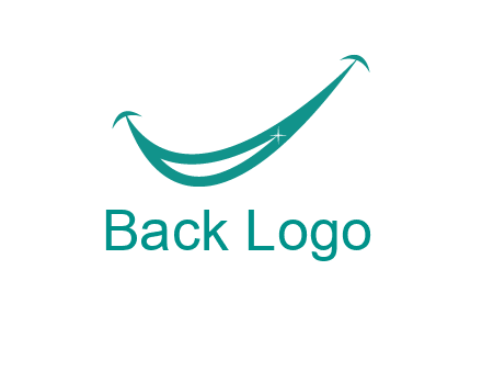 crescent forming a smile for a dental logo
