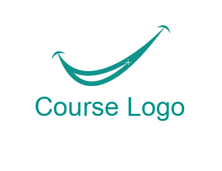 crescent forming a smile for a dental logo