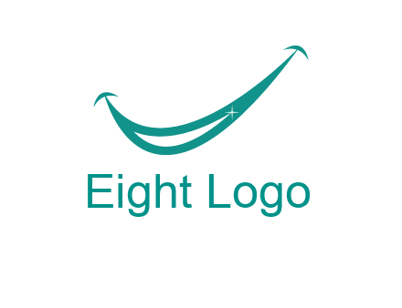 crescent forming a smile for a dental logo