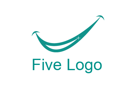 crescent forming a smile for a dental logo