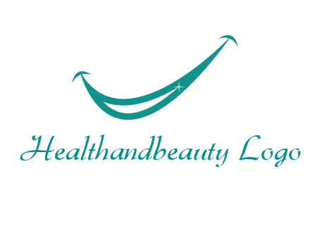 crescent forming a smile for a dental logo