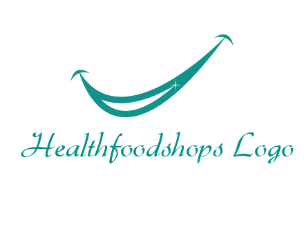crescent forming a smile for a dental logo