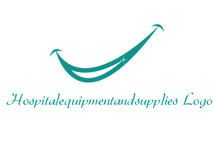 crescent forming a smile for a dental logo