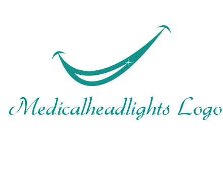 crescent forming a smile for a dental logo