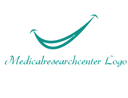 crescent forming a smile for a dental logo