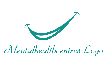 crescent forming a smile for a dental logo