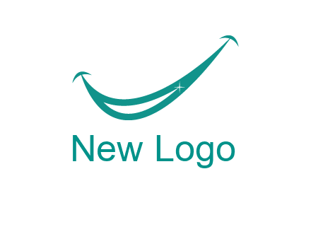 crescent forming a smile for a dental logo