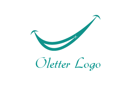 crescent forming a smile for a dental logo