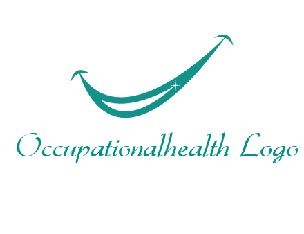 crescent forming a smile for a dental logo