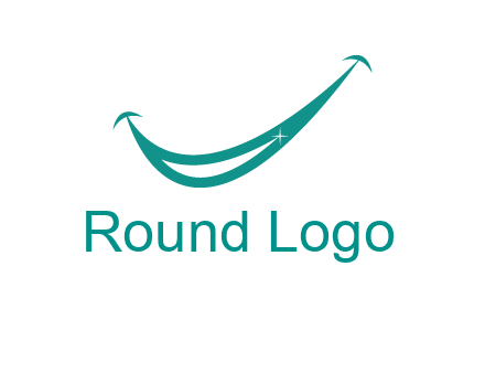 crescent forming a smile for a dental logo