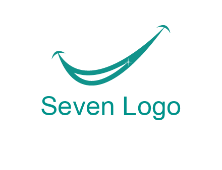 crescent forming a smile for a dental logo