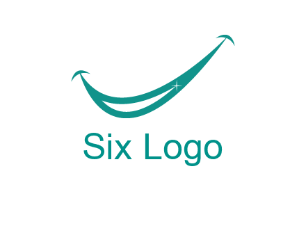 crescent forming a smile for a dental logo