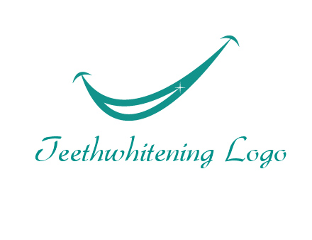 crescent forming a smile for a dental logo