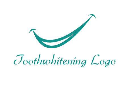 crescent forming a smile for a dental logo