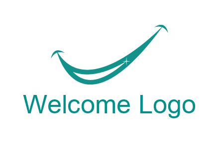 crescent forming a smile for a dental logo