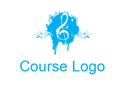 music note inside ink bot with vines logo