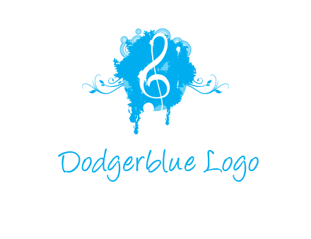 music note inside ink bot with vines logo