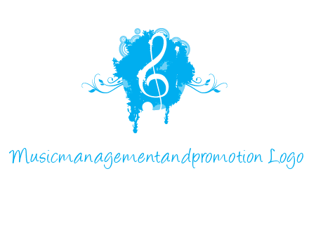 music note inside ink bot with vines logo