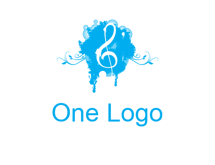 music note inside ink bot with vines logo