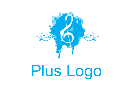music note inside ink bot with vines logo