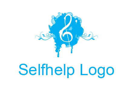 music note inside ink bot with vines logo