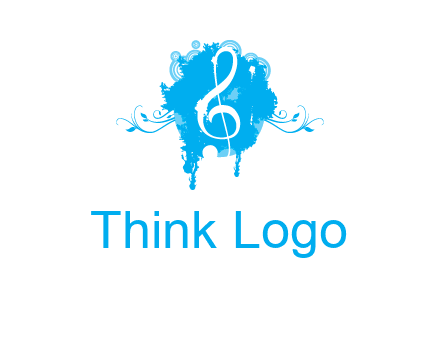 music note inside ink bot with vines logo