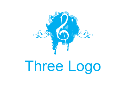 music note inside ink bot with vines logo