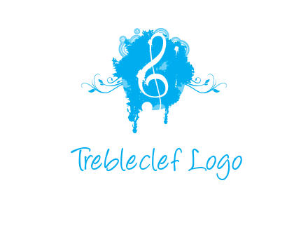 music note inside ink bot with vines logo