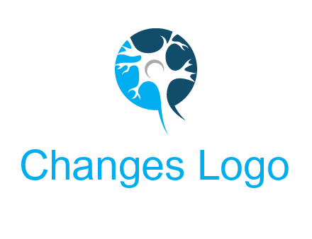 nerve cell and synapse logo