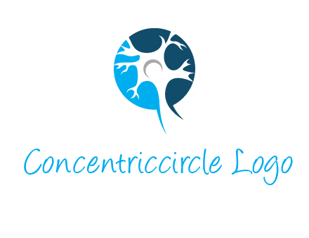nerve cell and synapse logo