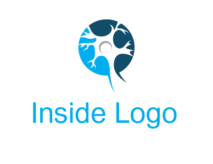 nerve cell and synapse logo