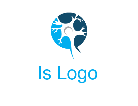 nerve cell and synapse logo