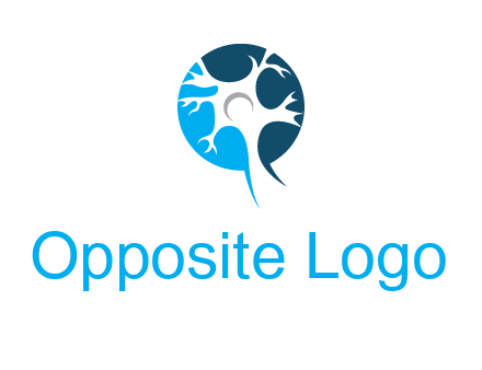 nerve cell and synapse logo